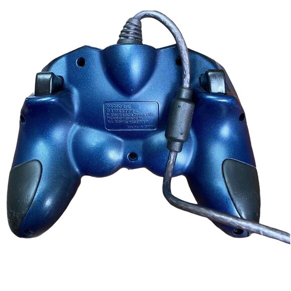 Xbox Original Radica Gamester "Xbox Live" Wired Controller Blue - Picture 3 of 5